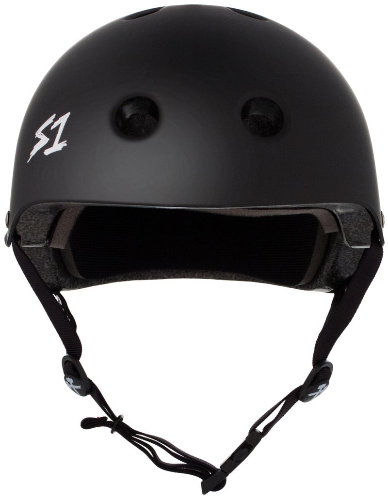 S-One S1 Lifer Helmet for Skateboarding, BMX, and Roller Skating - EPS Fusion Foam, CPSC & ASTM Certified - Black Matte Small (21") - Image 3